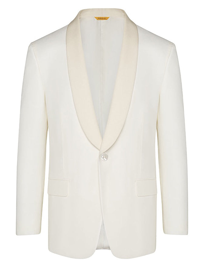 Ivory Barathea Shawl Dinner Jacket