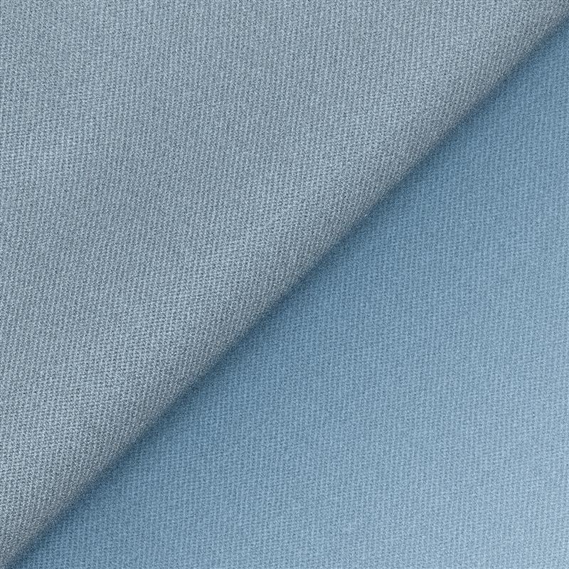 Light Blue Cotton Blend Twill Trouser