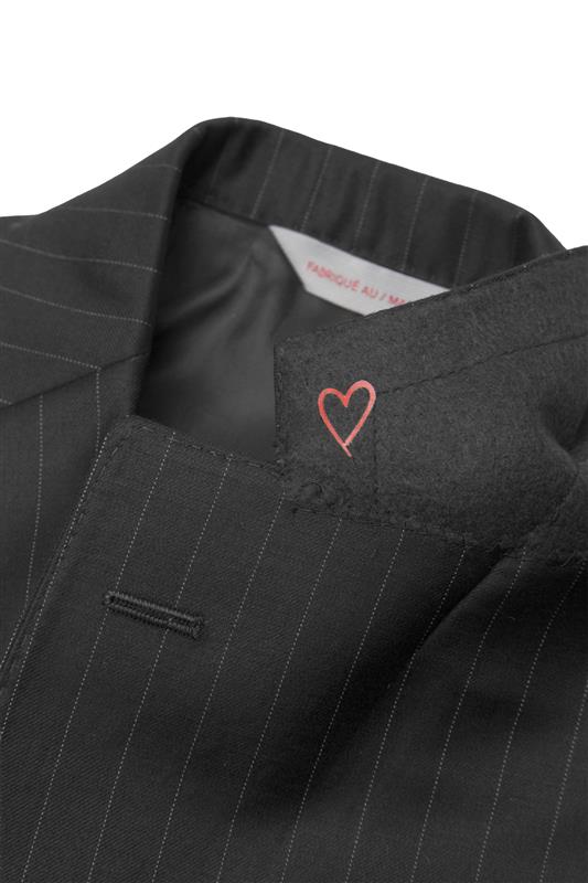 Charcoal 110's Stripe Suit