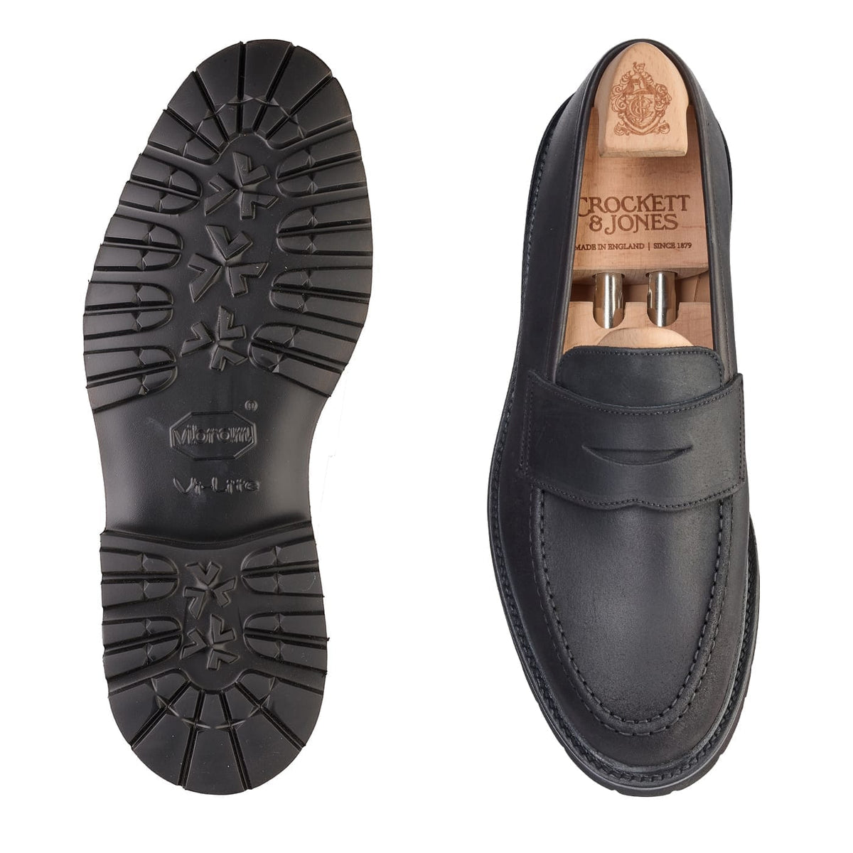 Boston 2 Black Rough-Out Suede