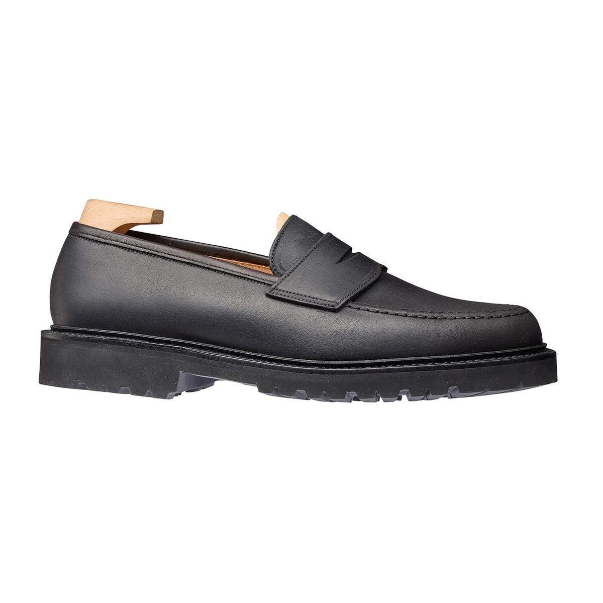 Boston 2 Black Rough-Out Suede