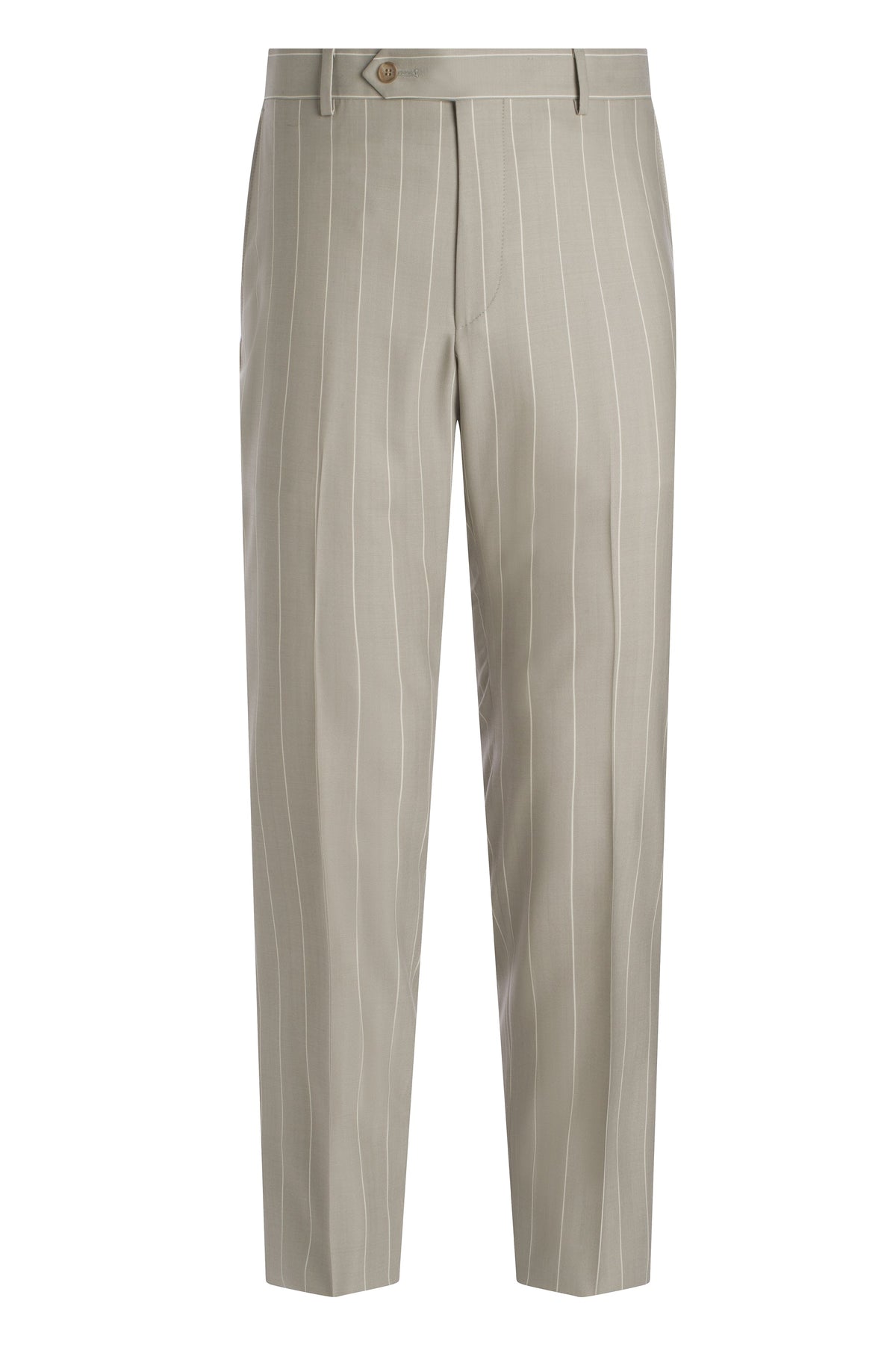 Beige 160's Herringbone Stripe Suit