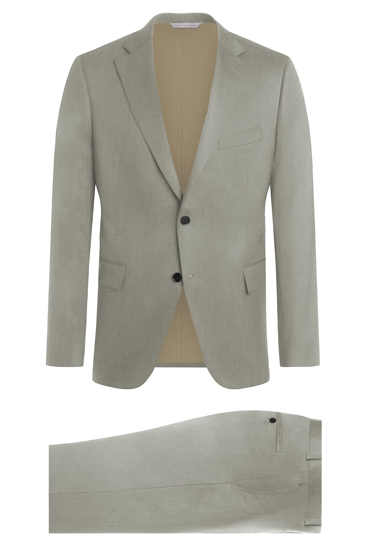 Tan Serge Suit