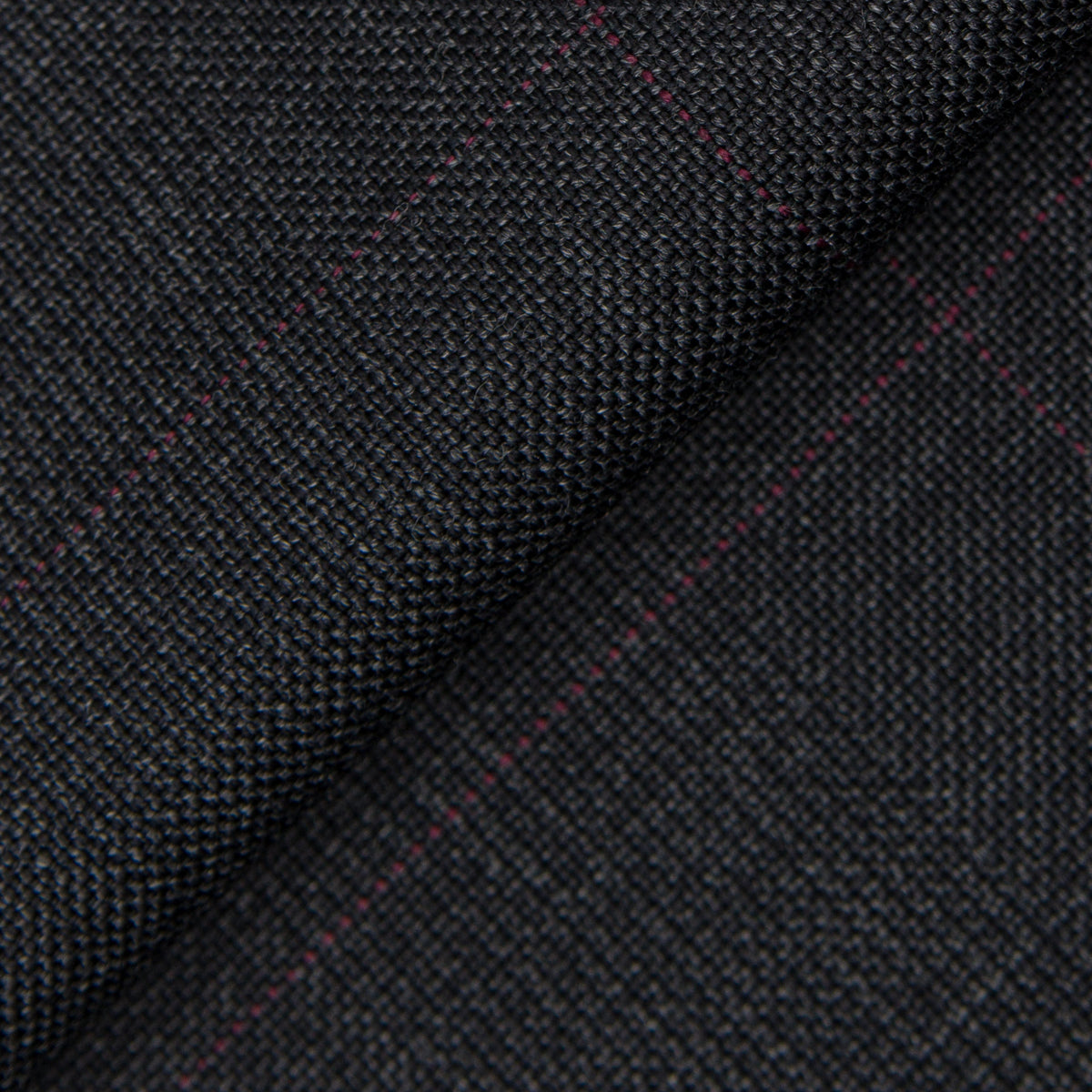 Dark Grey Super 130'S Plaid Suit