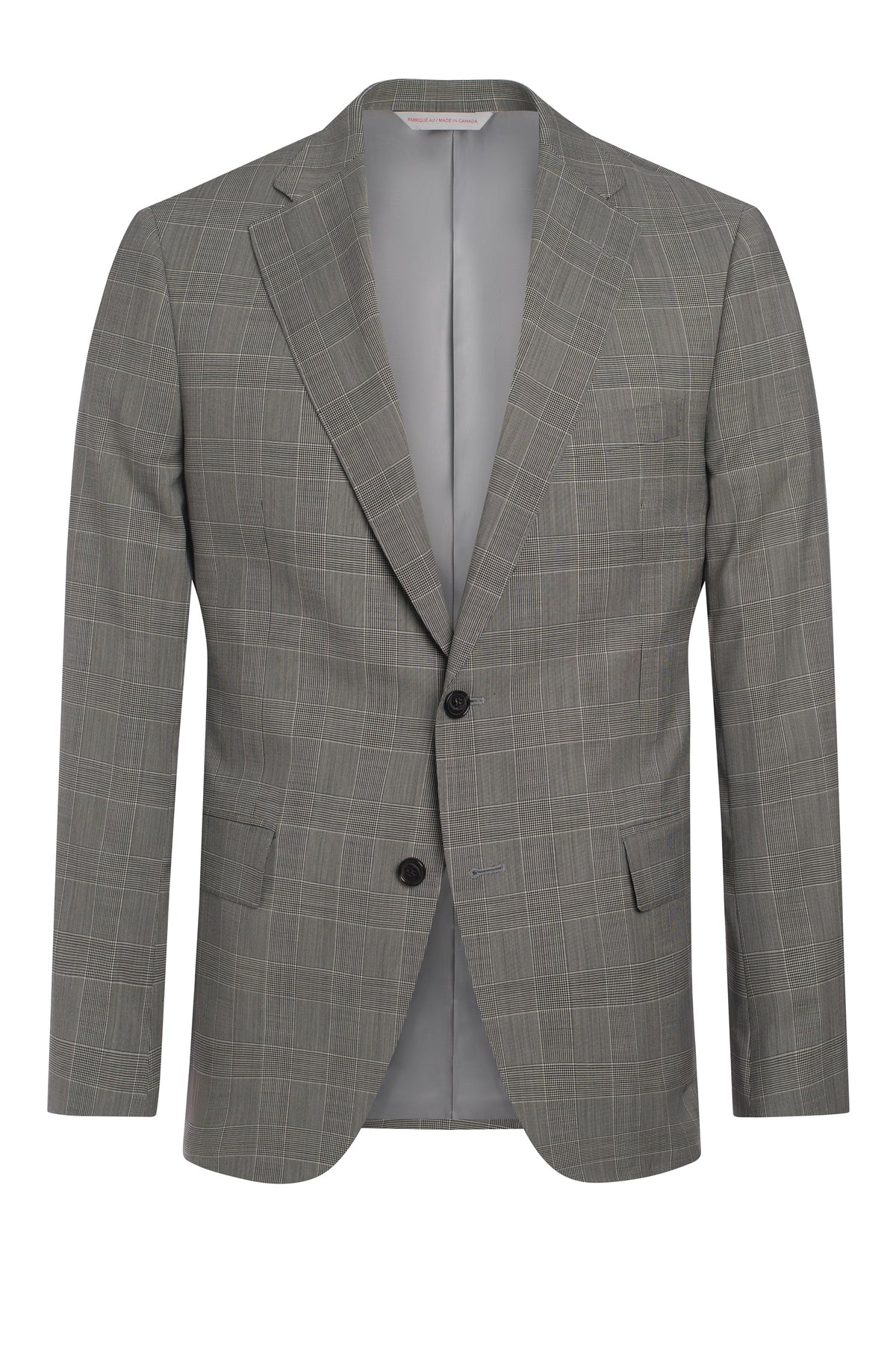 Black and White Super 130's Prince Of Wales Suit