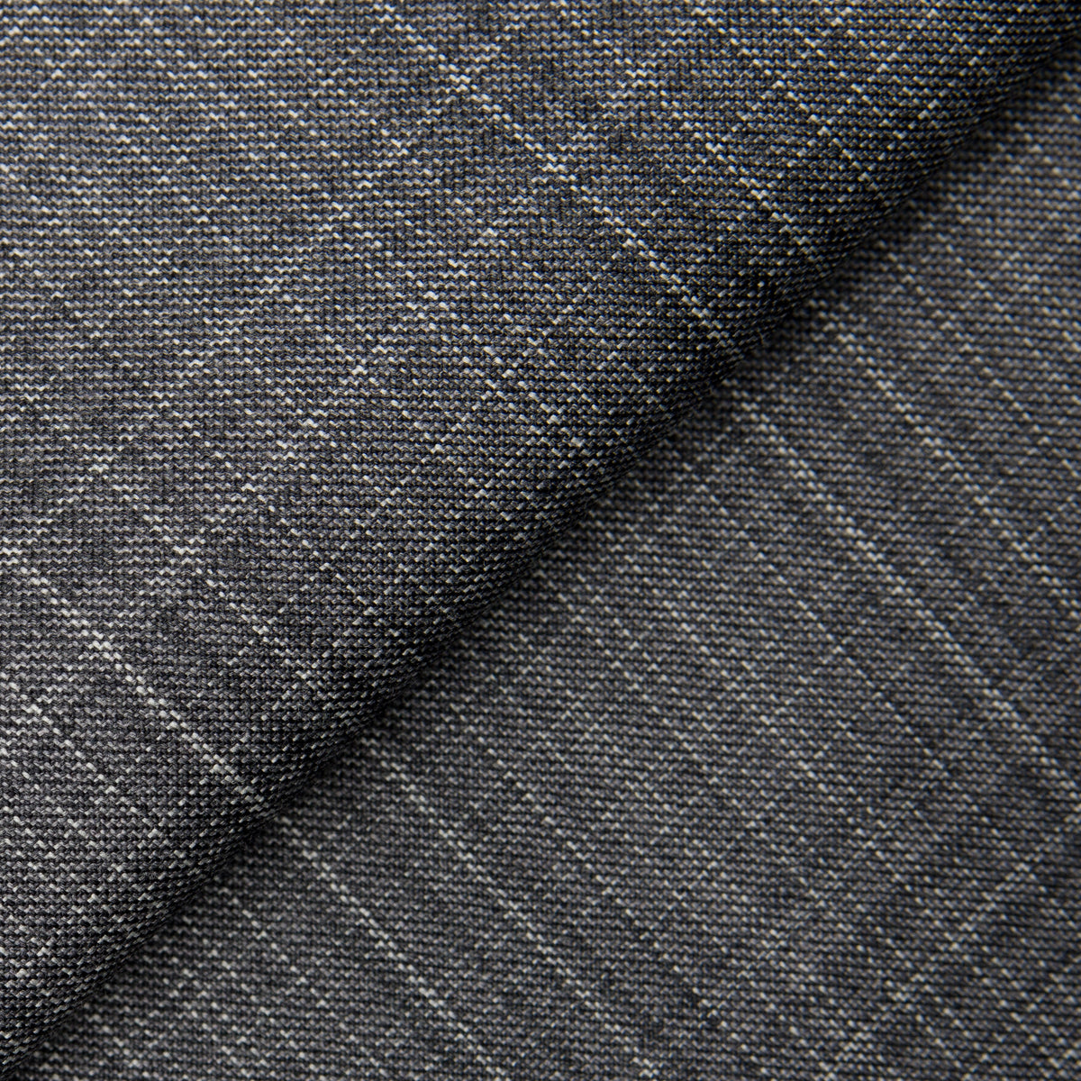 Grey Plaid Super 130’s Wool Suit