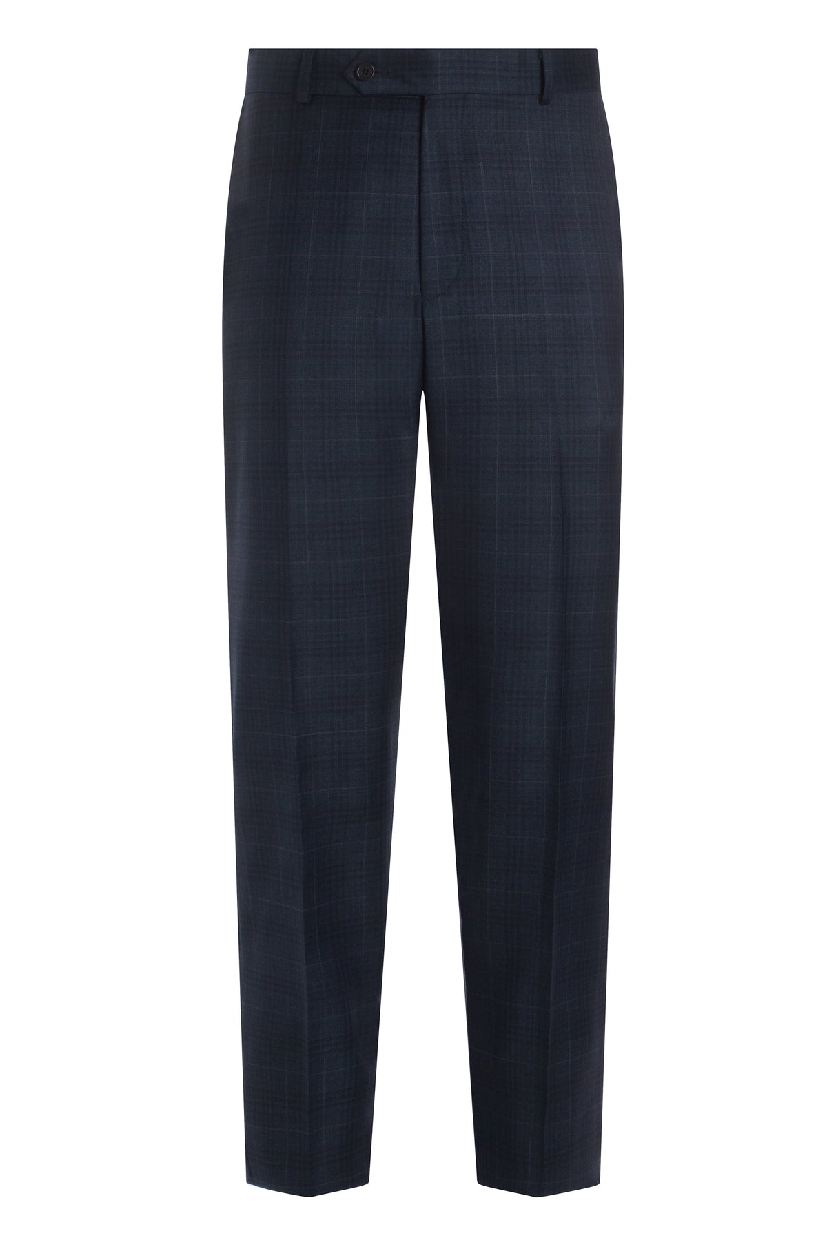 Blue Super 130's Plaid Suit