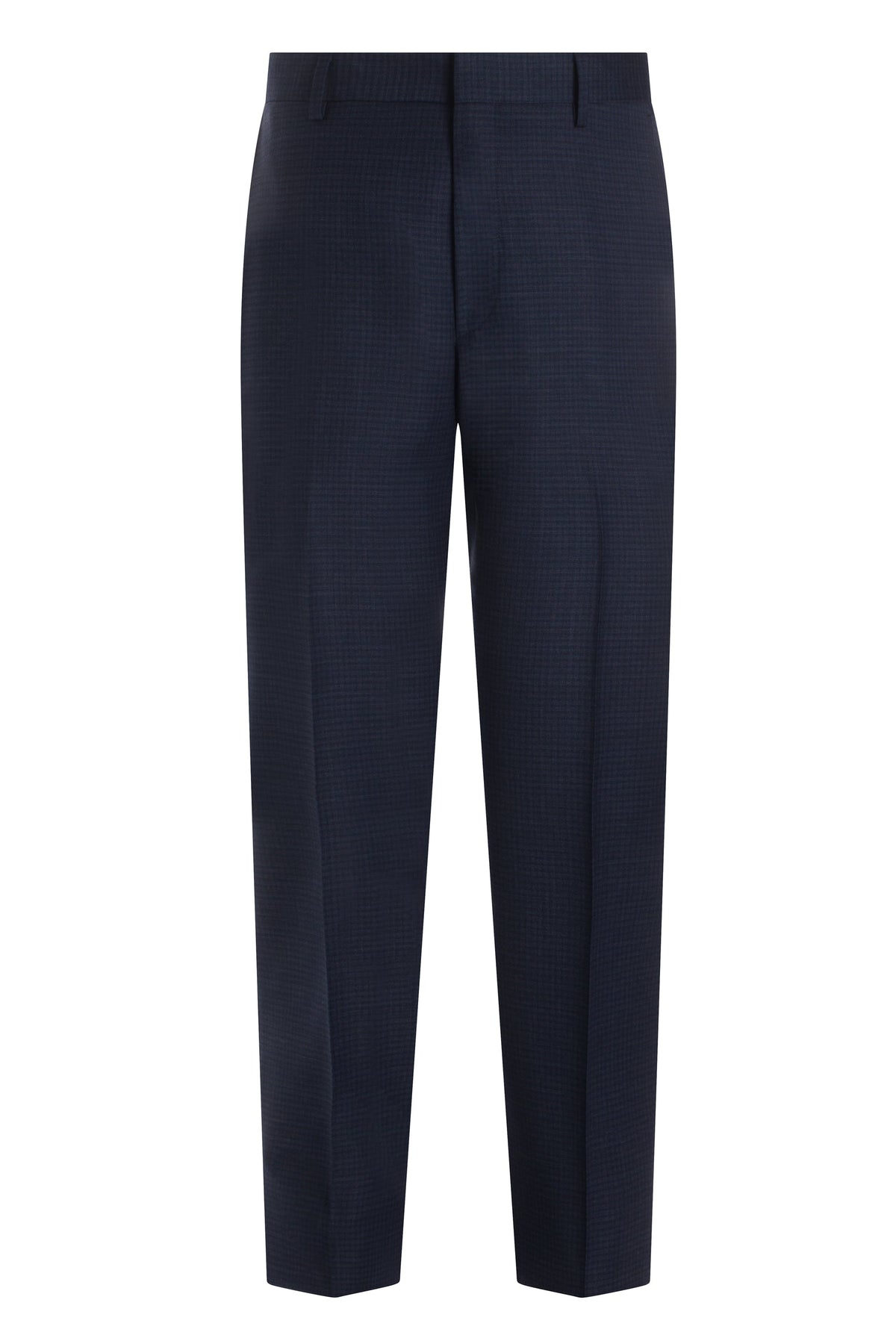 Dark Blue Mini Check Suit