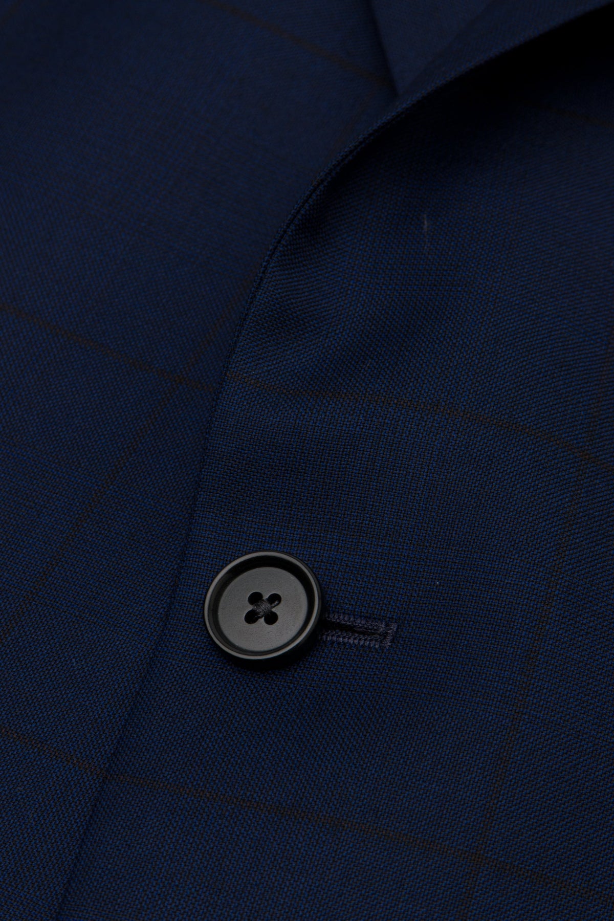 Navy Tonal Plaid Windowpane Suit