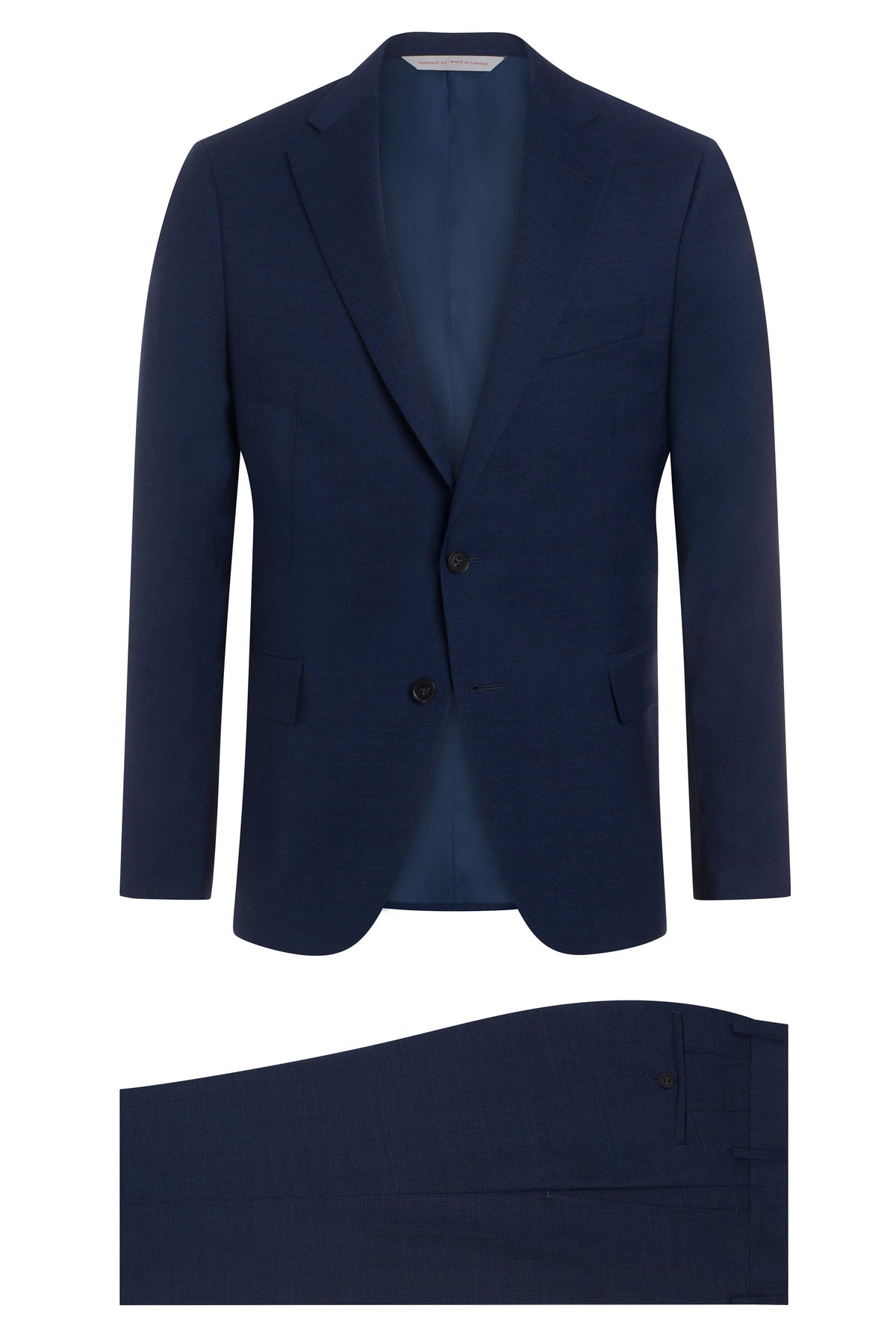 Navy Super 110's Neat Stretch Suit