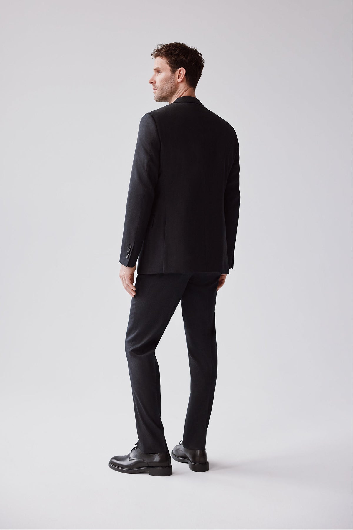 Charcoal 120's Wool Jacket