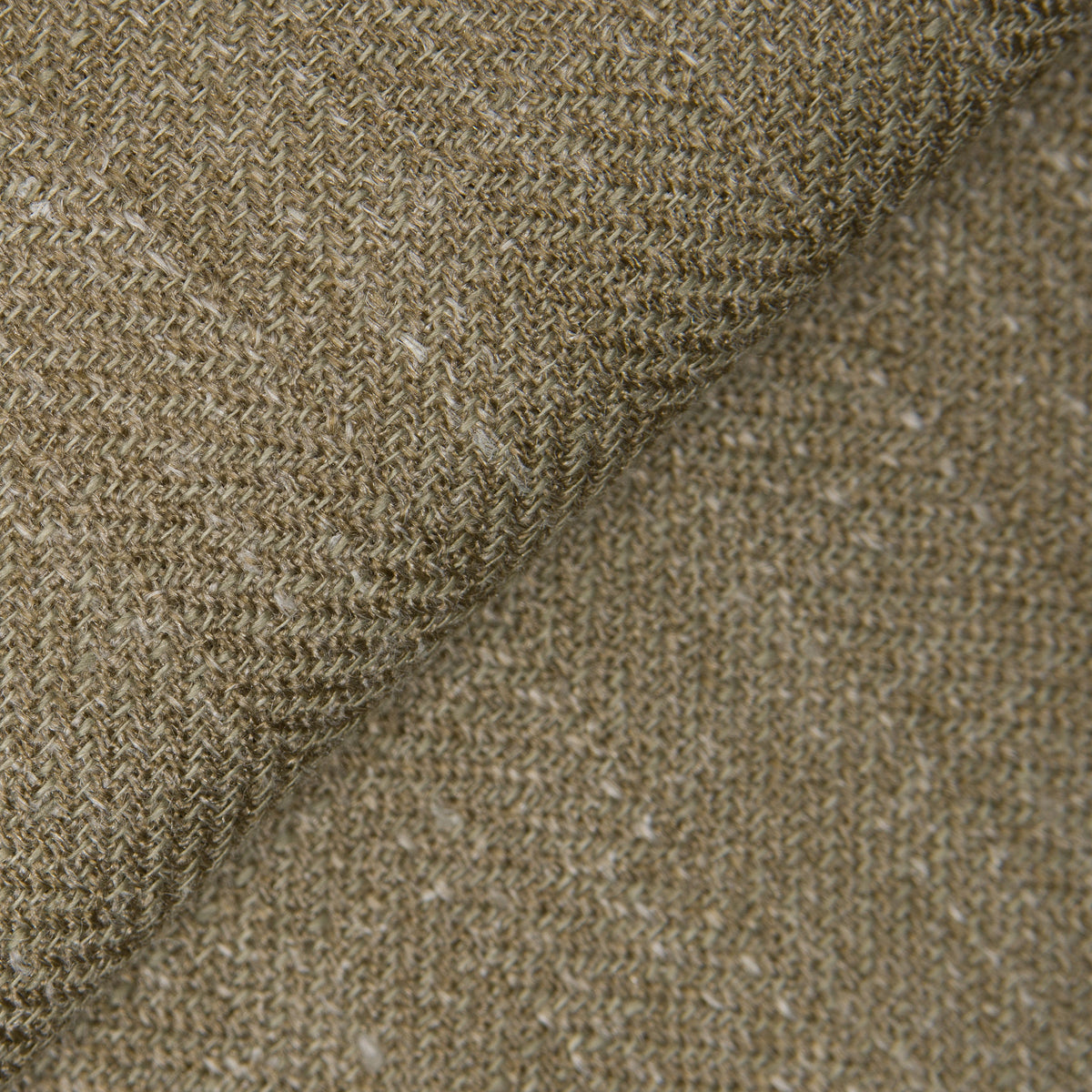 Taupe Loro Piana Linen Cashmere Silk Tonal Herringbone Jacket