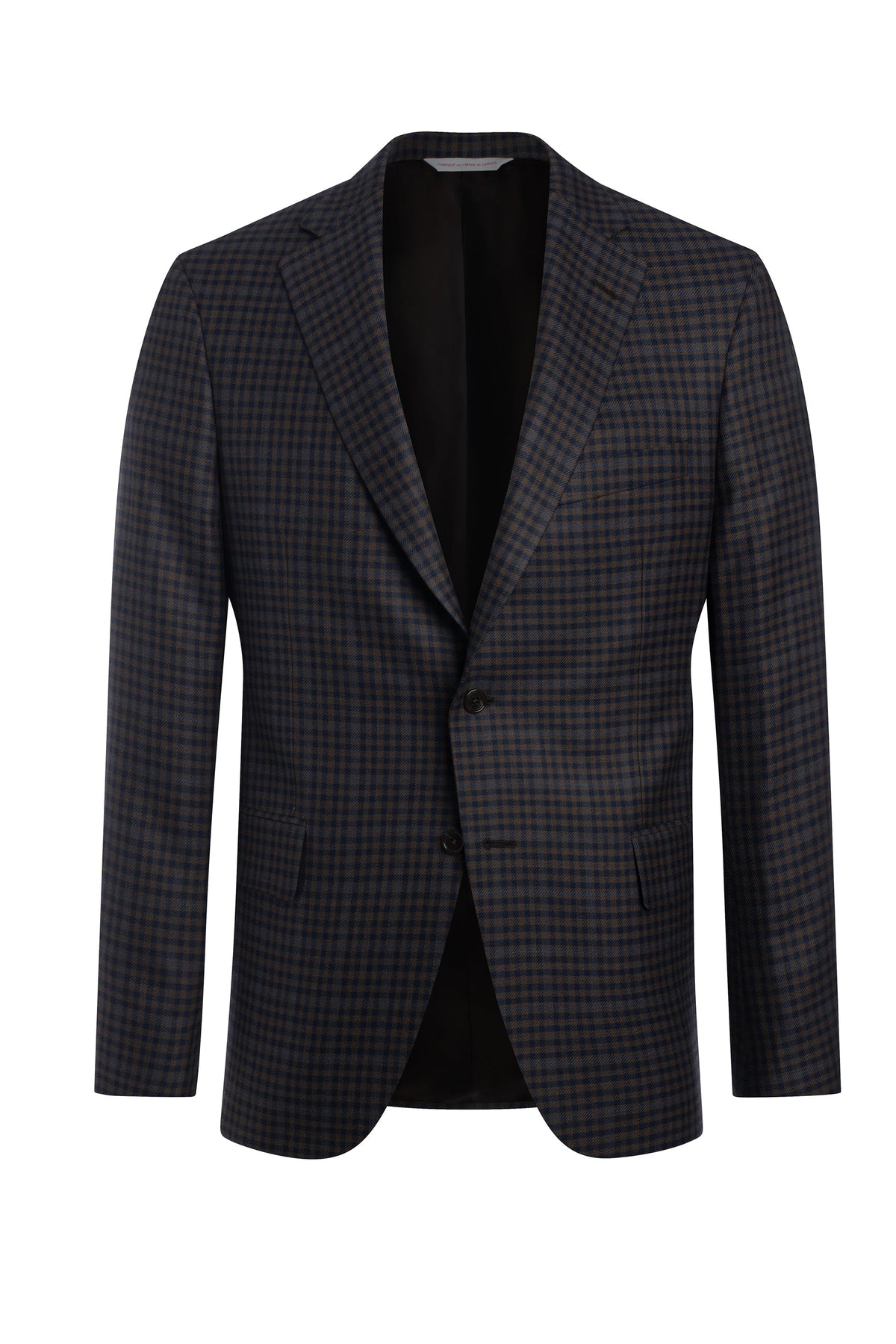 Brown 130's Overcheck Jacket