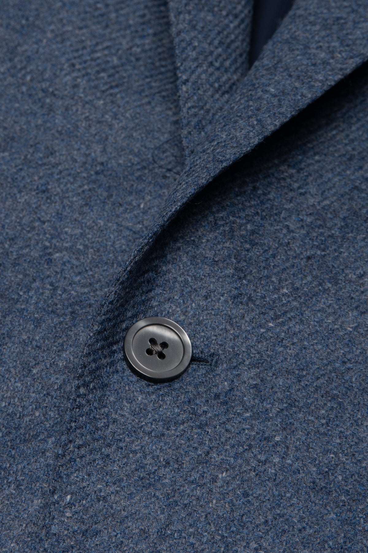 Blue Wool and Cashmere Twill Jacket