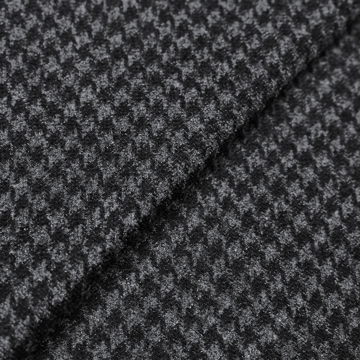 Black and Grey Cashmere Blend Honey Way Houndstooth Jacket