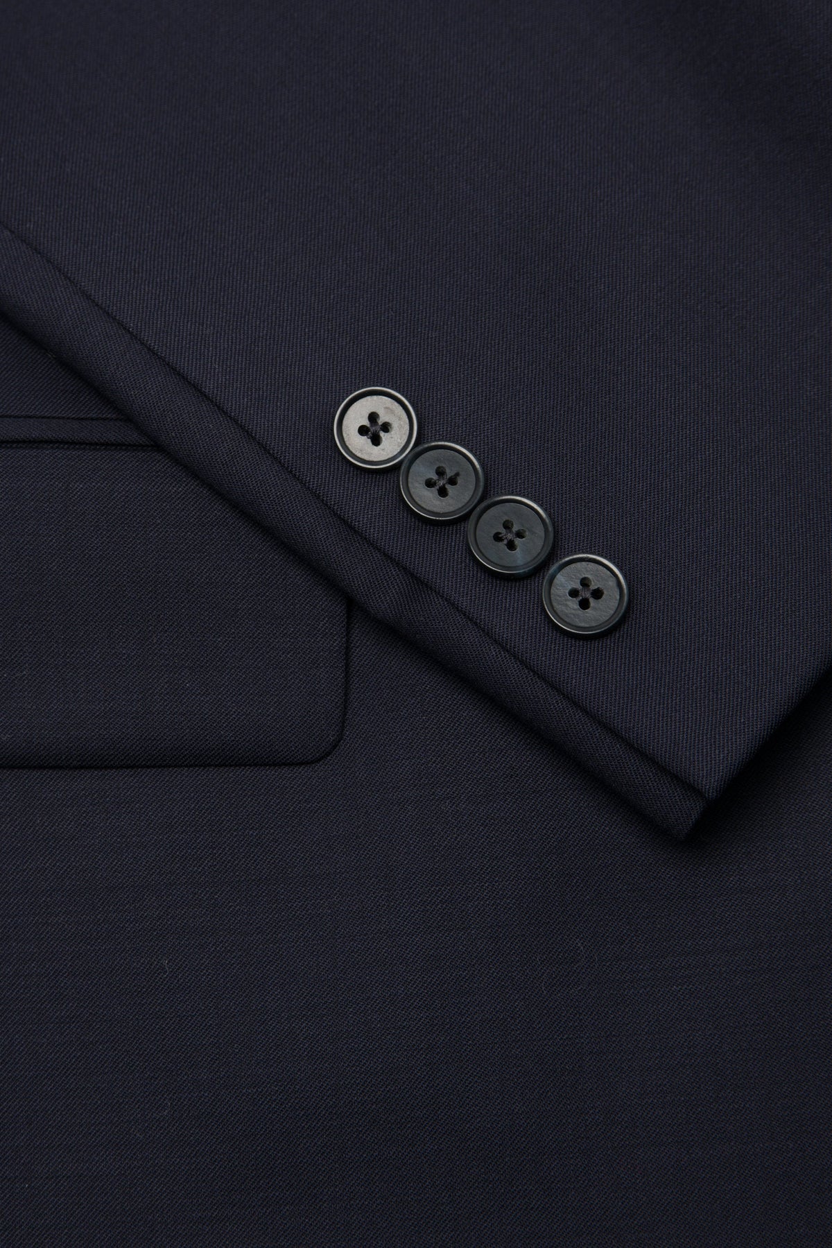 Navy 120's Wool Jacket