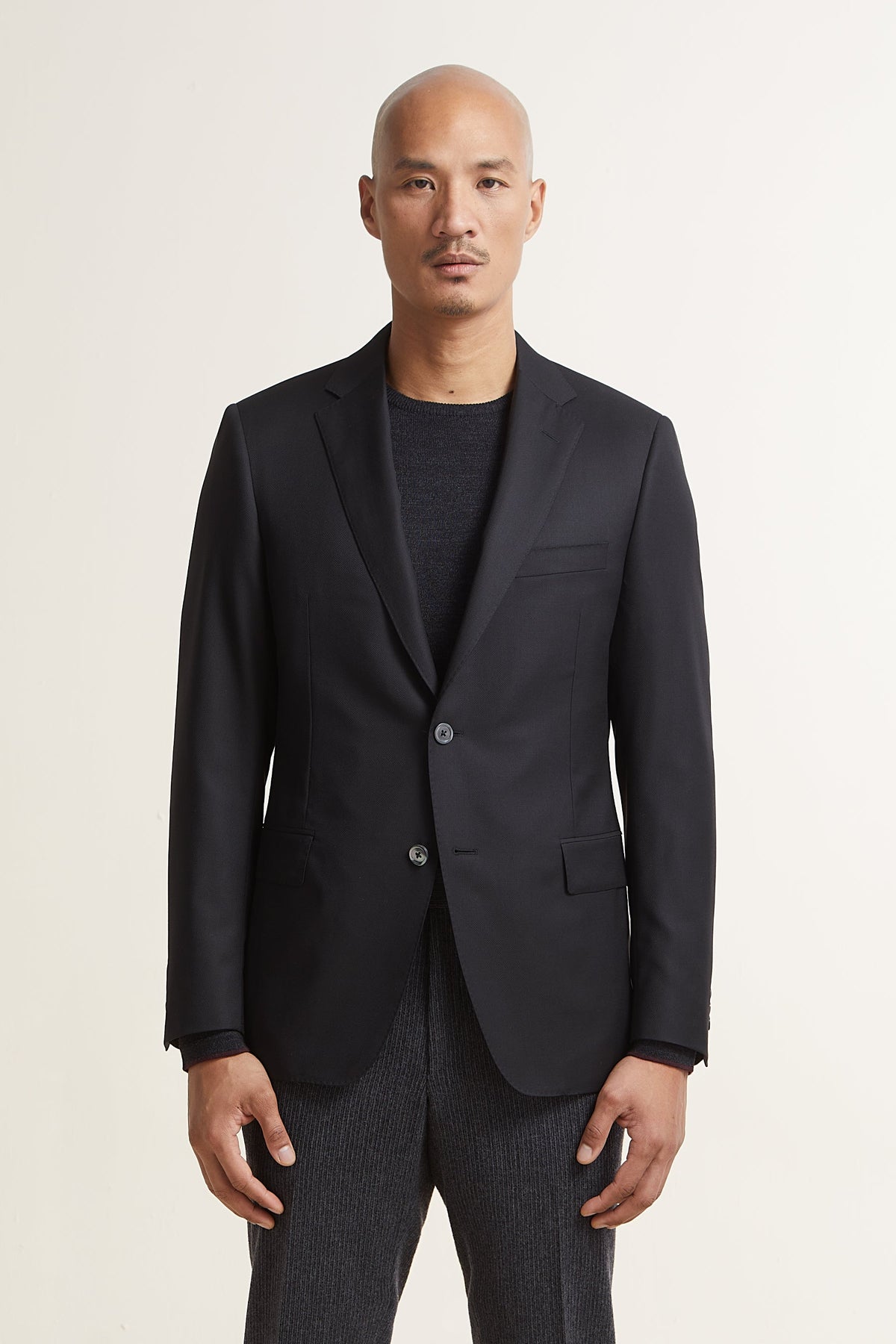Black Double Twist Blazer