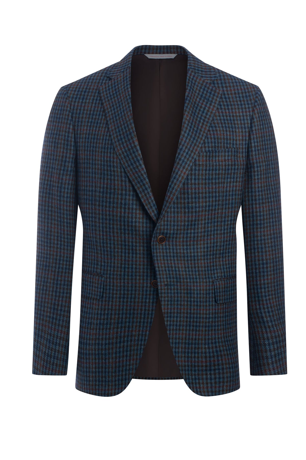 Blue Check Overcheck Jacket