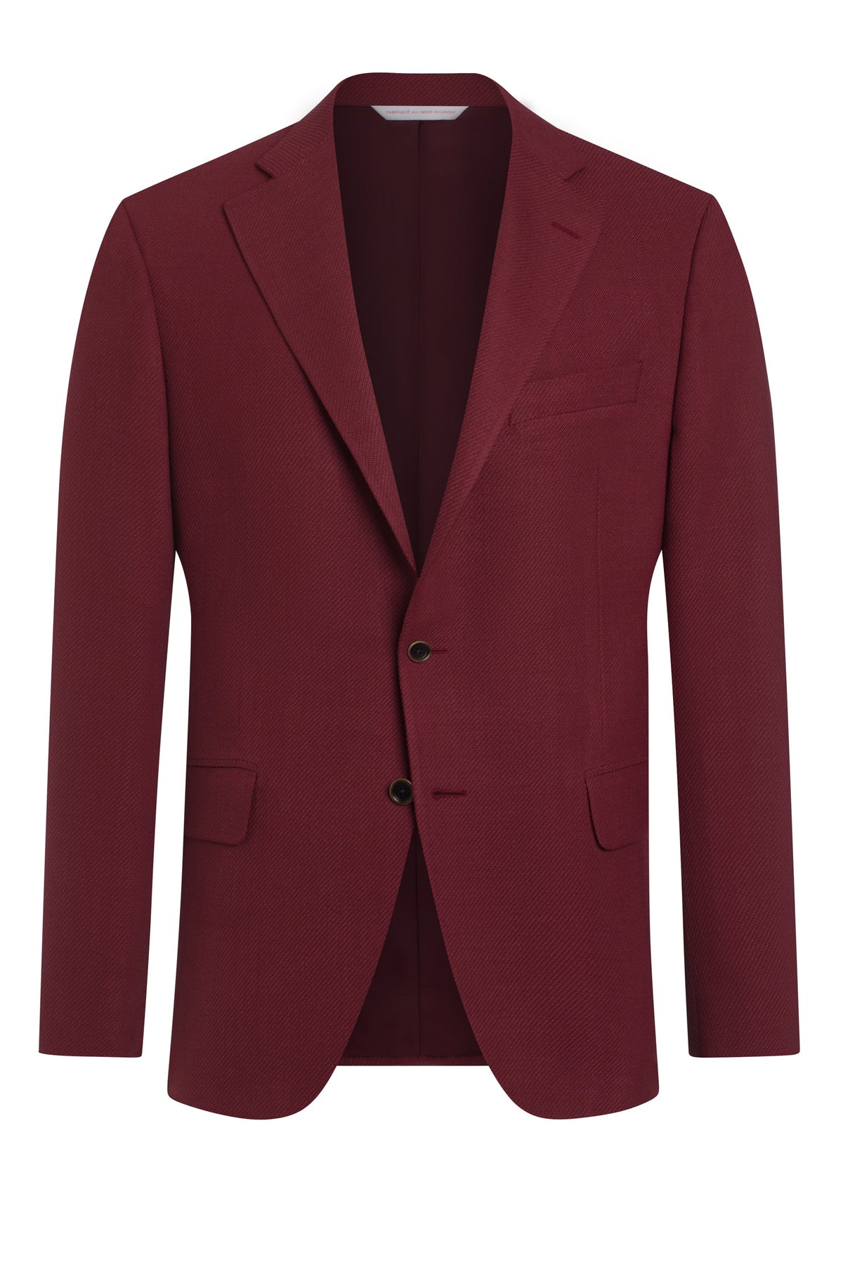Dark Berry Stretch Twill Jacket