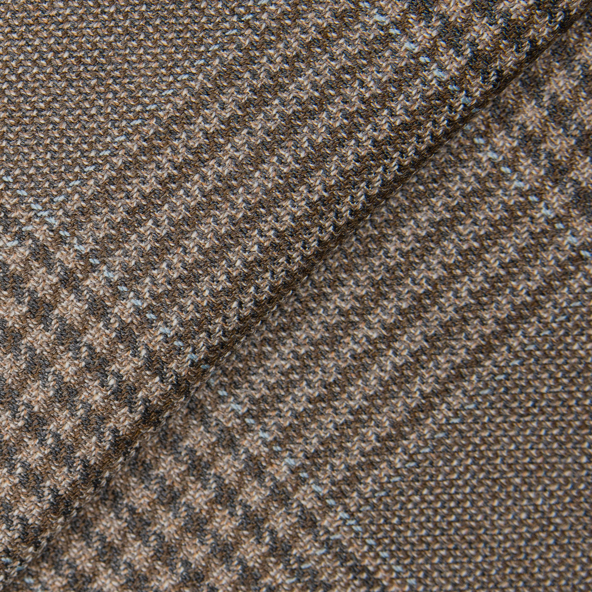 Brown Super 130's Plaid Jacket