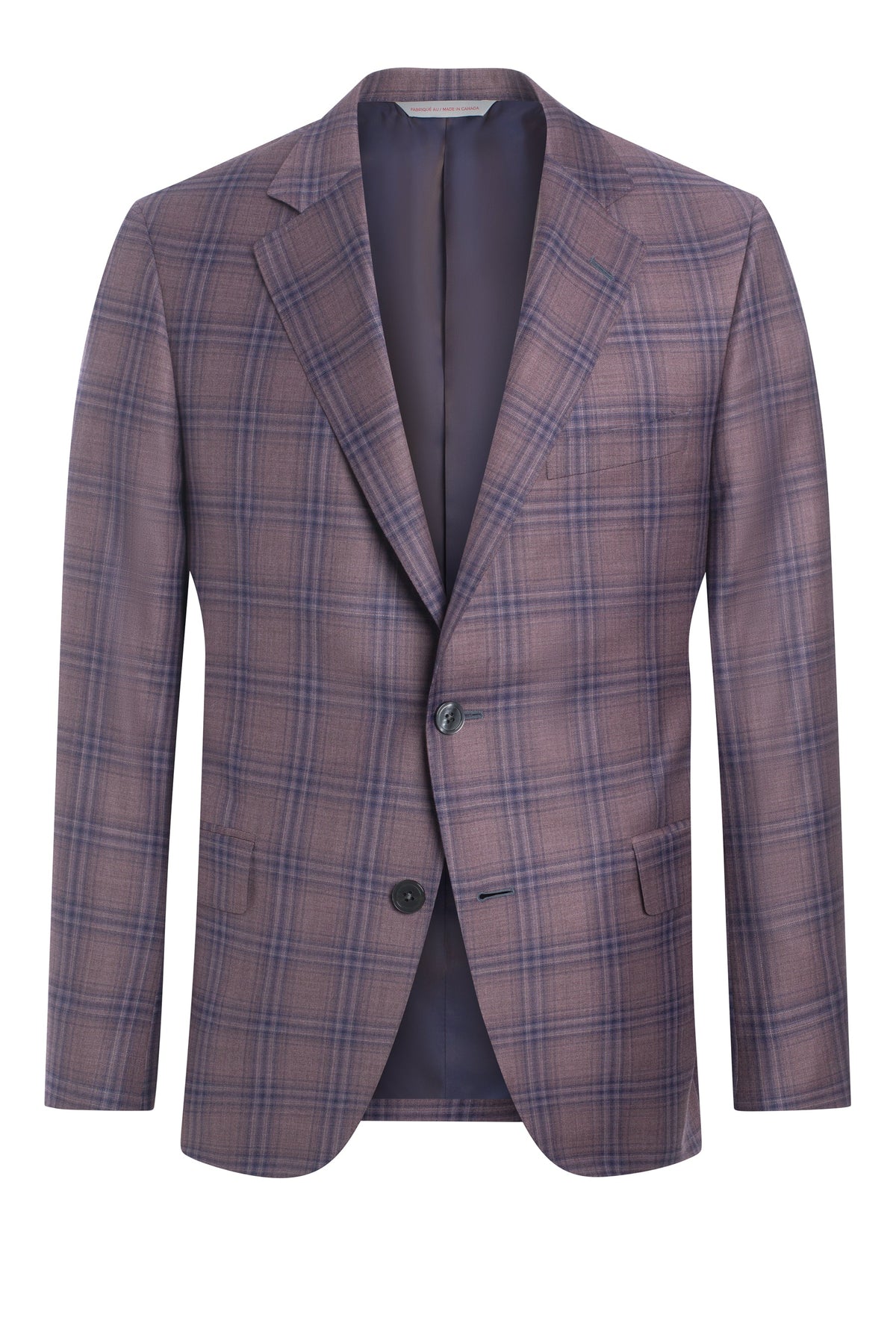 Light Purple 130's Plaid Jacket
