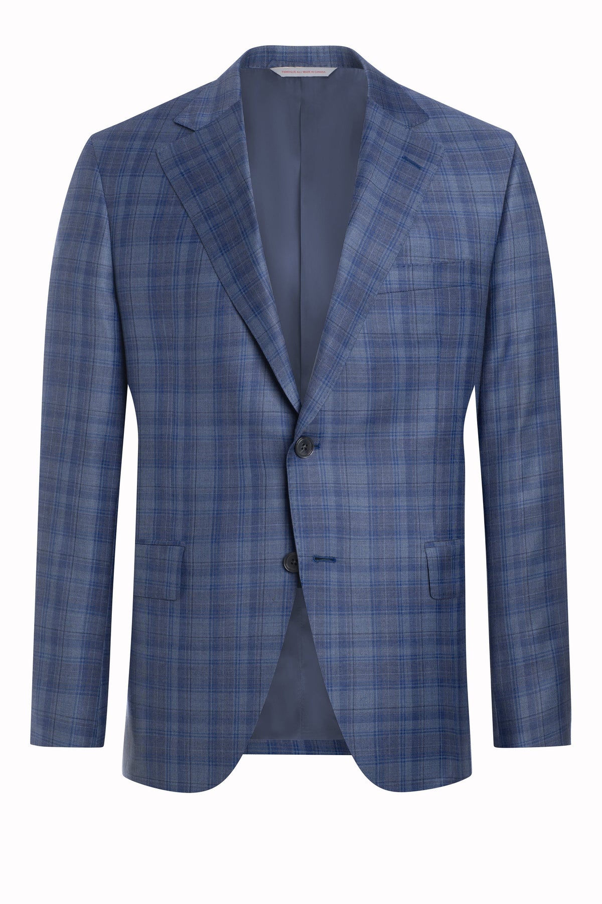 Bright Blue 130's Plaid Jacket