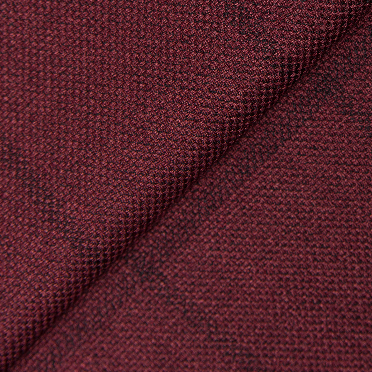 Wine Red Silk Blend  Windowpane Jacket
