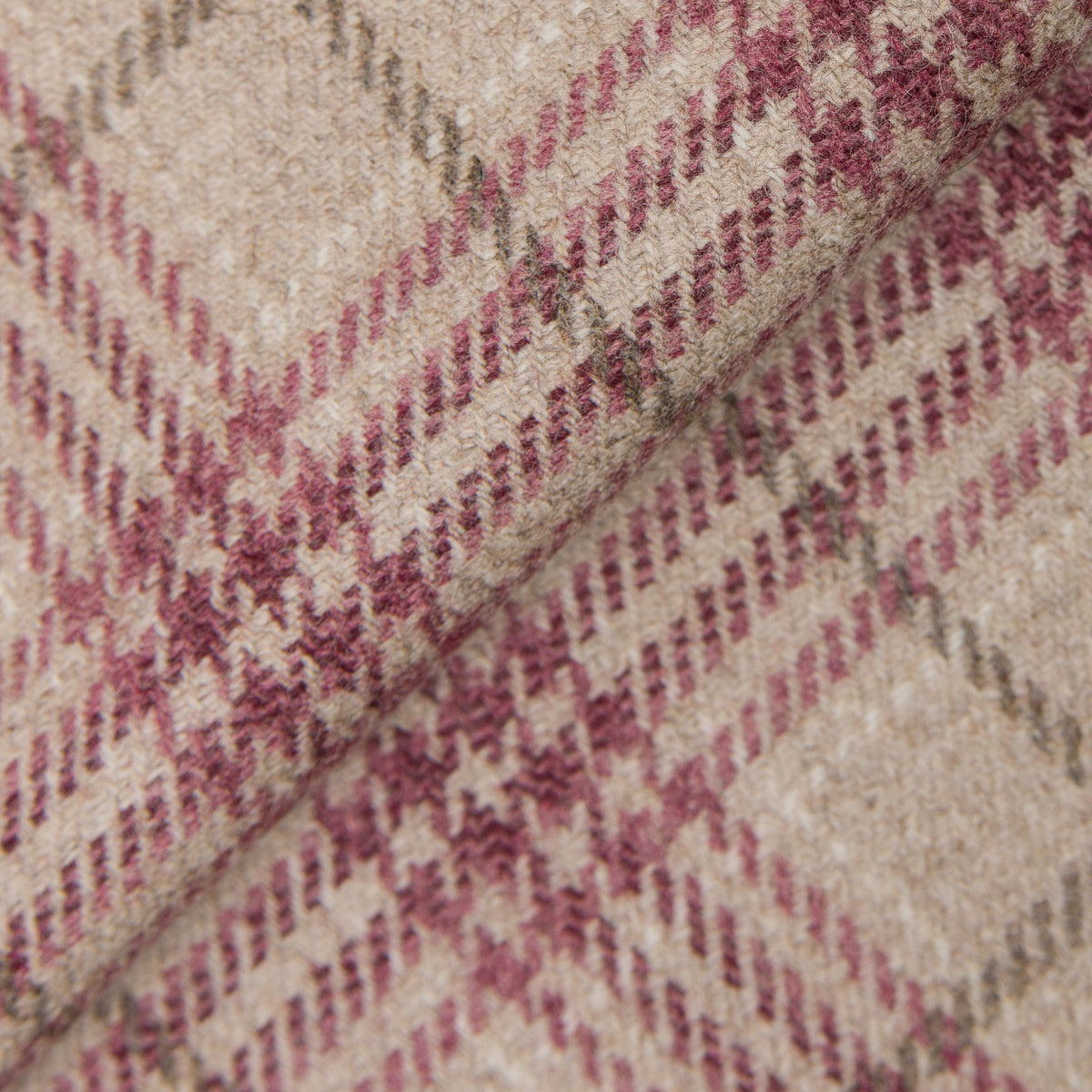Taupe Cashmere Plaid Jacket