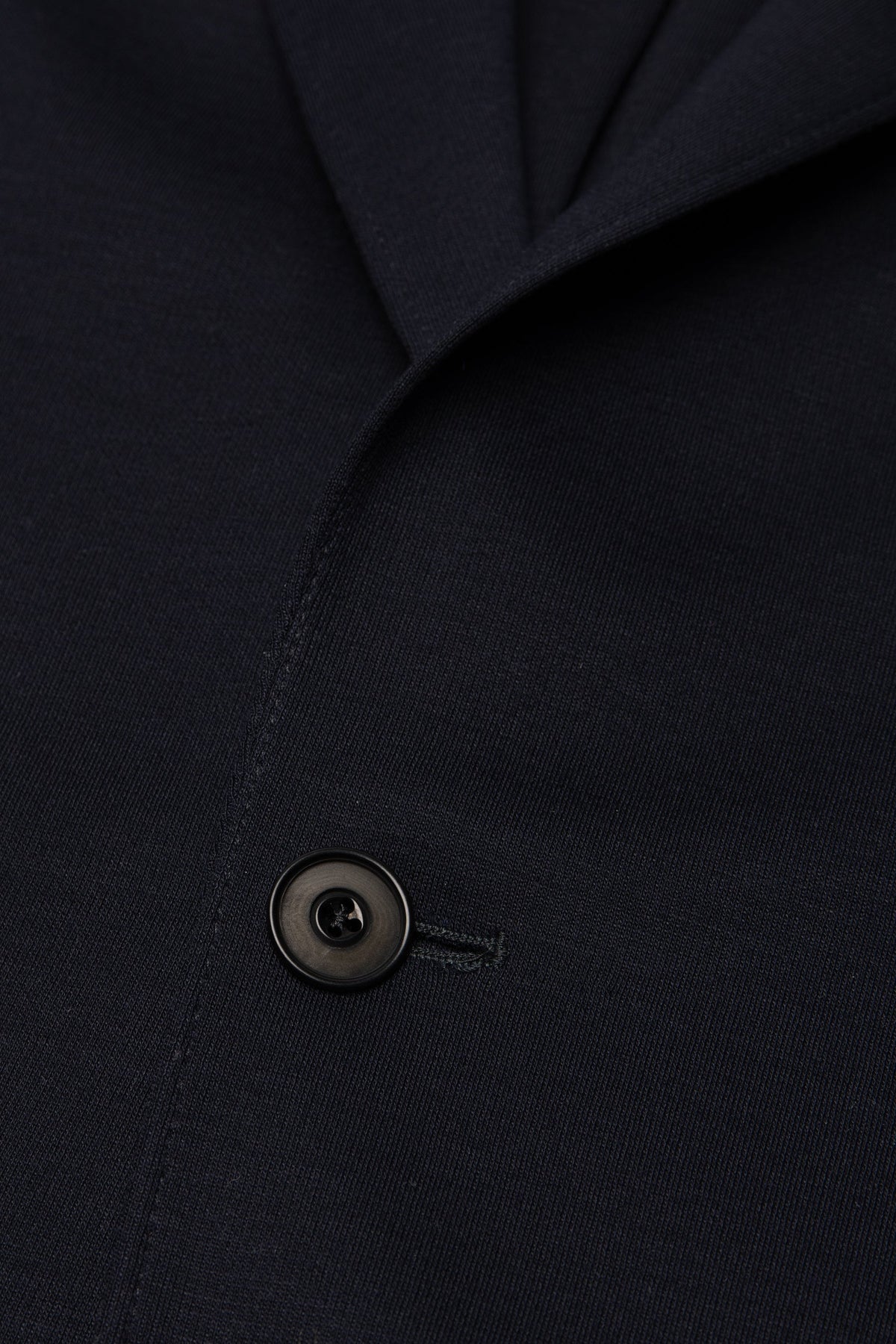 Navy 120's Solid Jersey Jacket