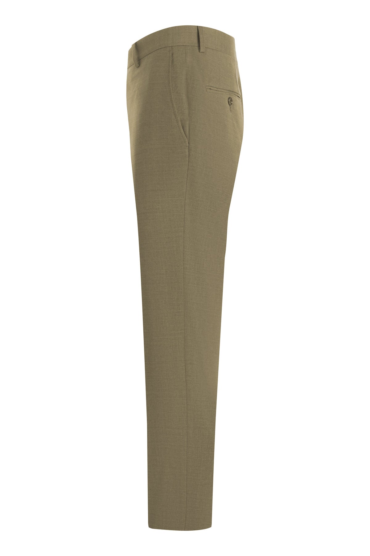 Taupe Smart Wool Super 110’s Trousers