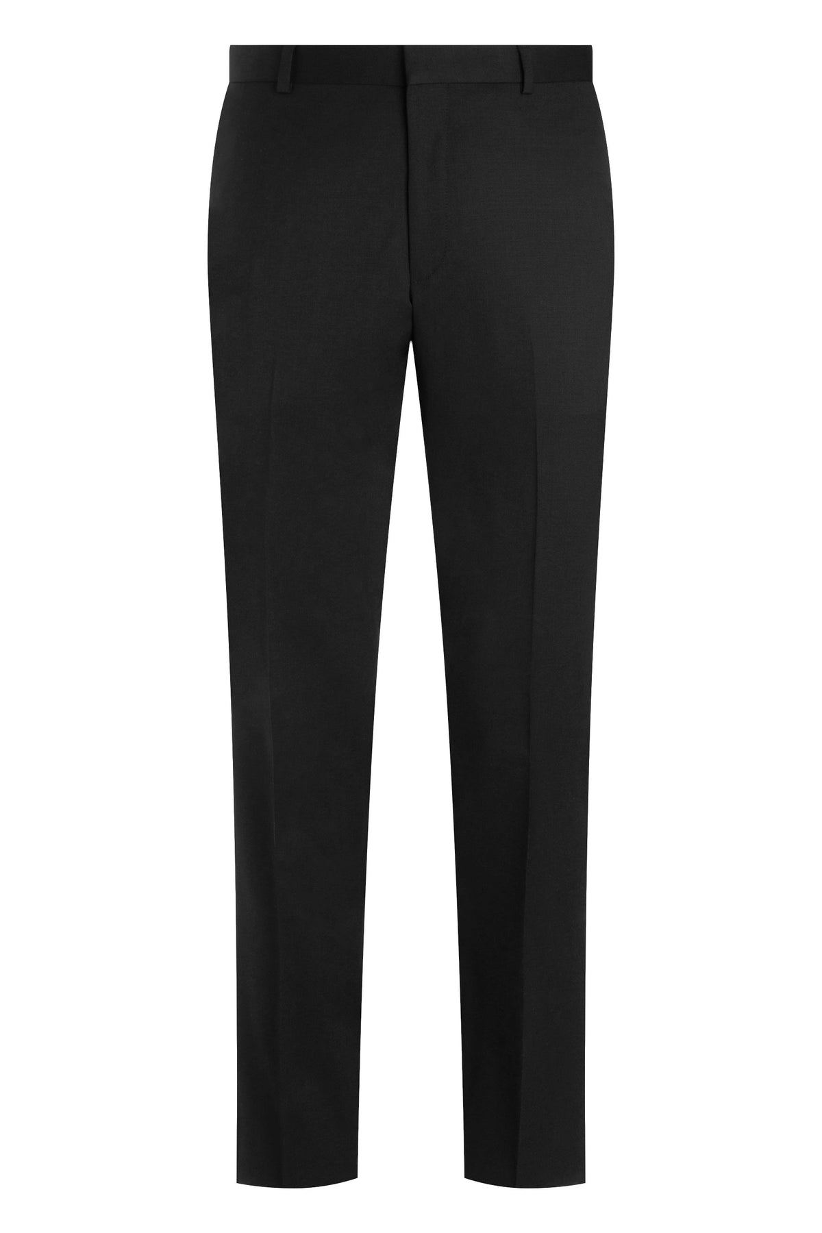 Black Cotton Twill Trouser