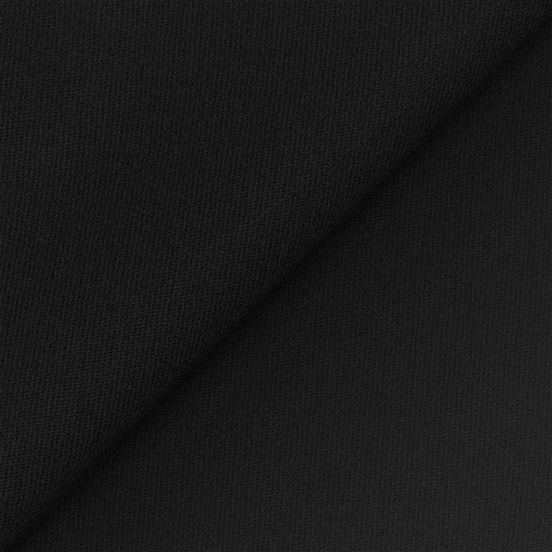 Black Cotton Twill Trouser