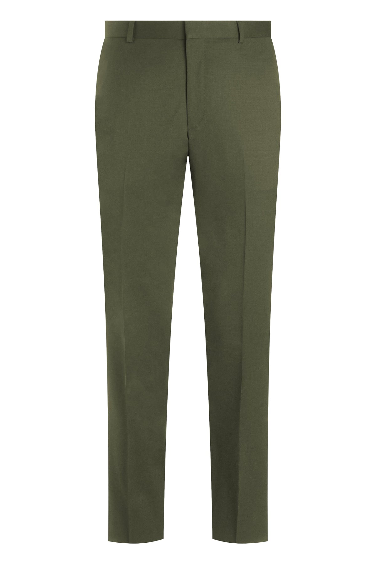 Olive Cotton Twill Trouser