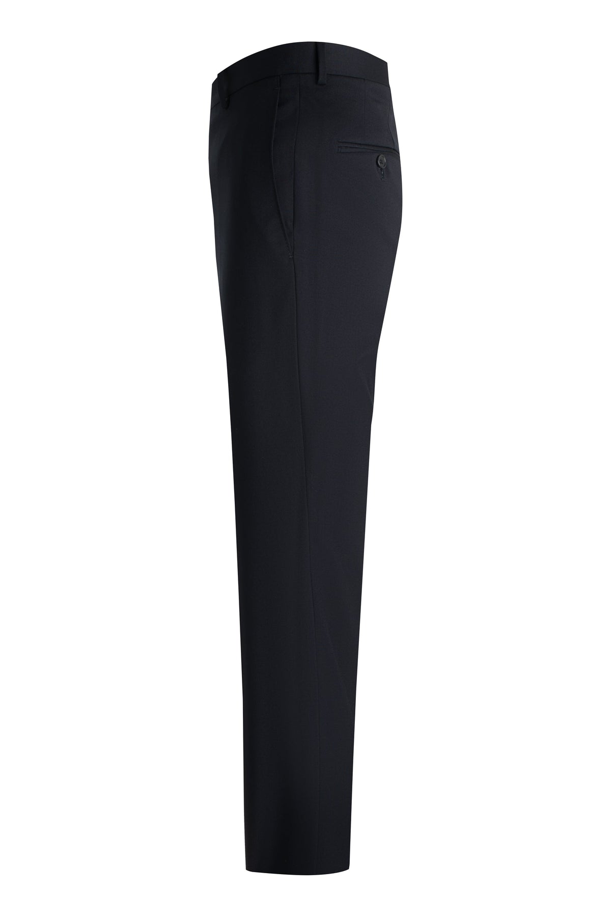 Navy Super 110's Smart Wool Serge Trousers