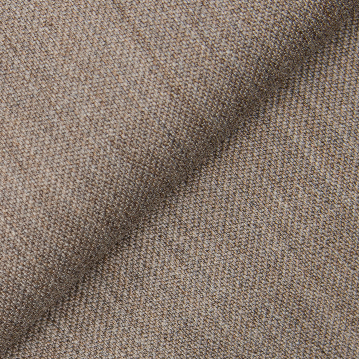 Taupe Super 110's Solid Trouser