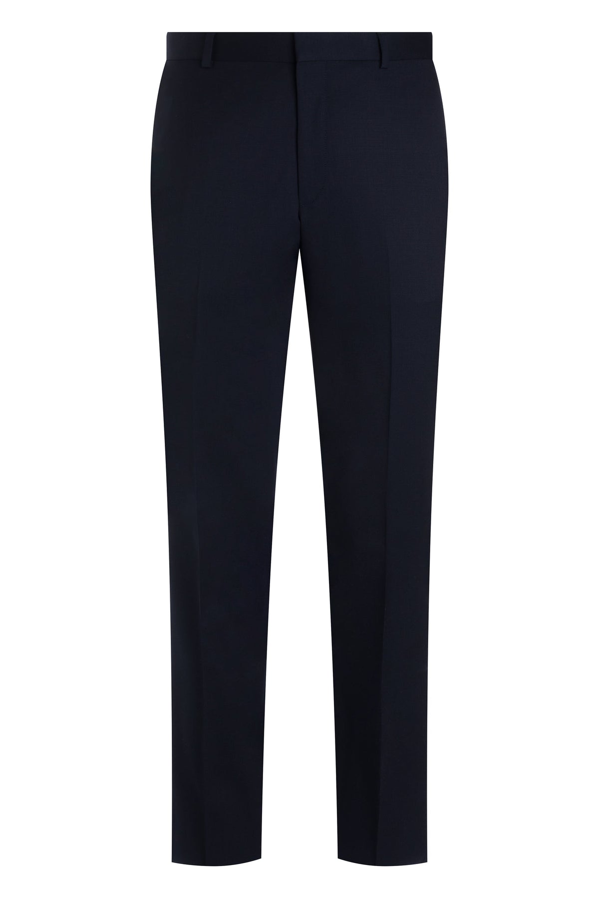 Navy 120's Wool Stretch Trousers