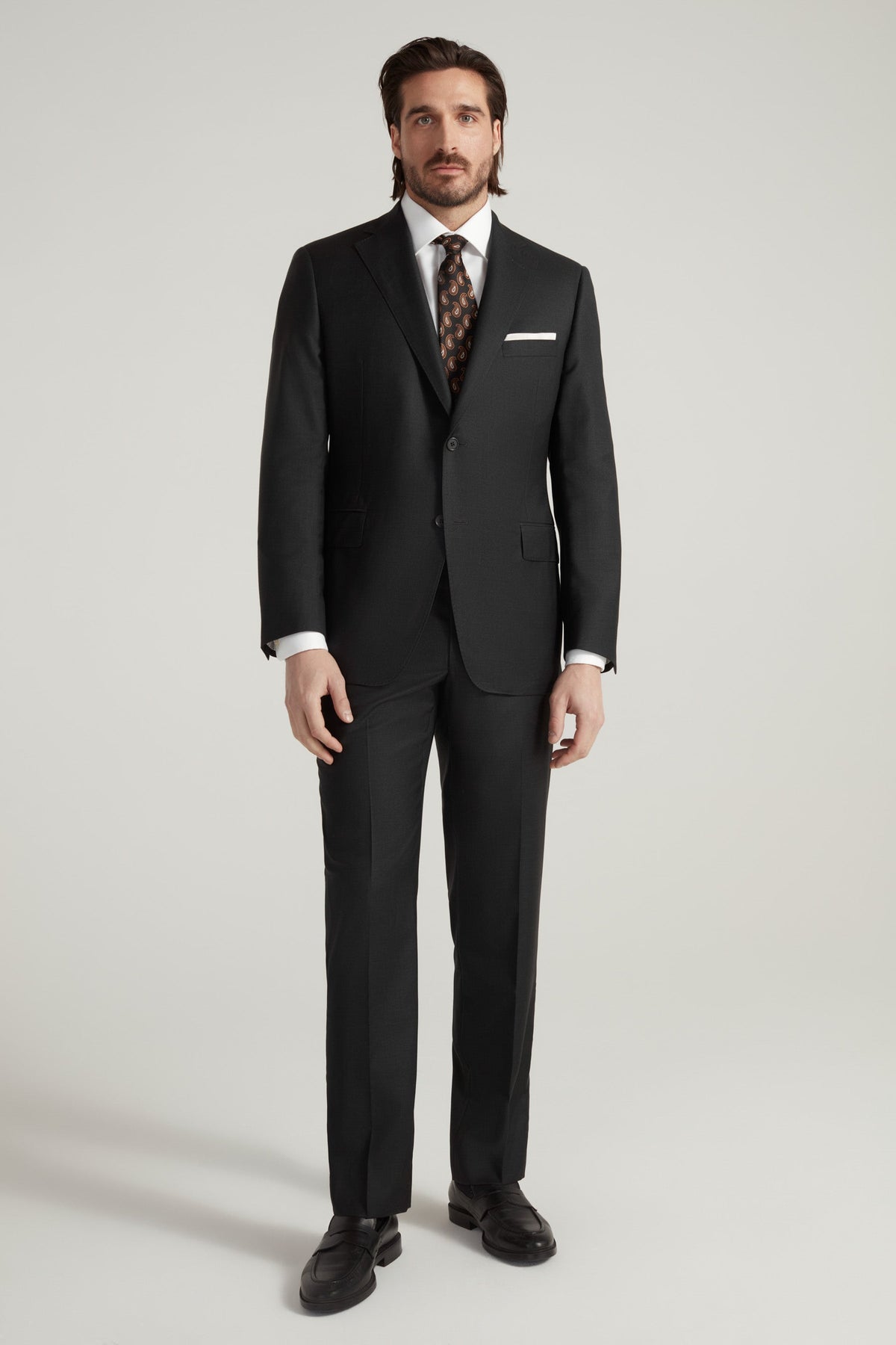 Charcoal Honey Way Super 150's Suit