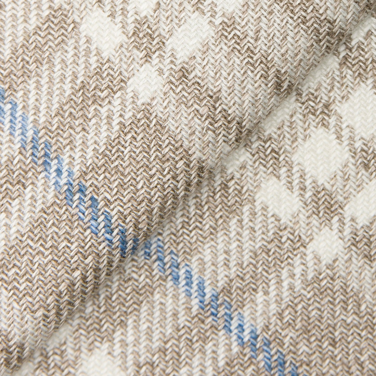 Beige Linen Blend Glen Plaid Jacket - Wm. Fox & Co.