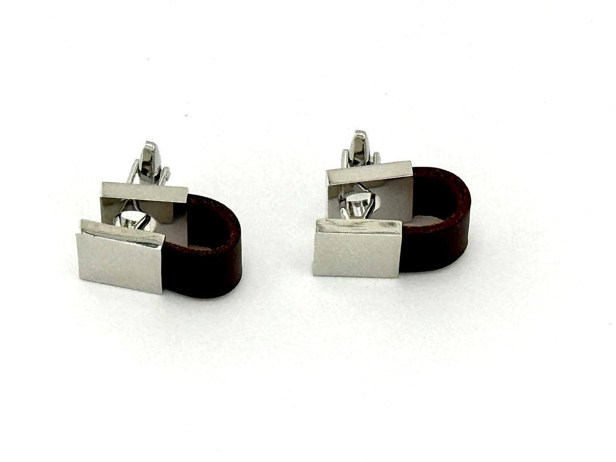 Black and White Bar Cufflinks - Wm. Fox & Co.