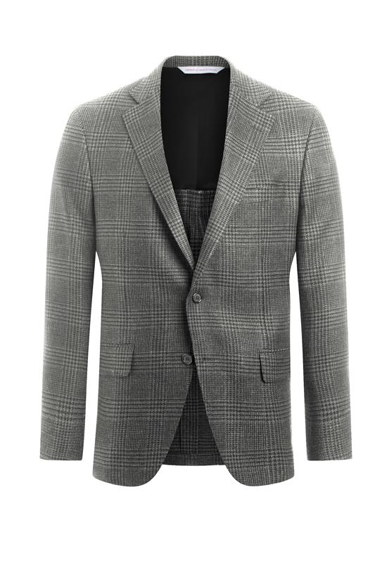 Black and White Cotton Blend Jacket - Wm. Fox & Co.