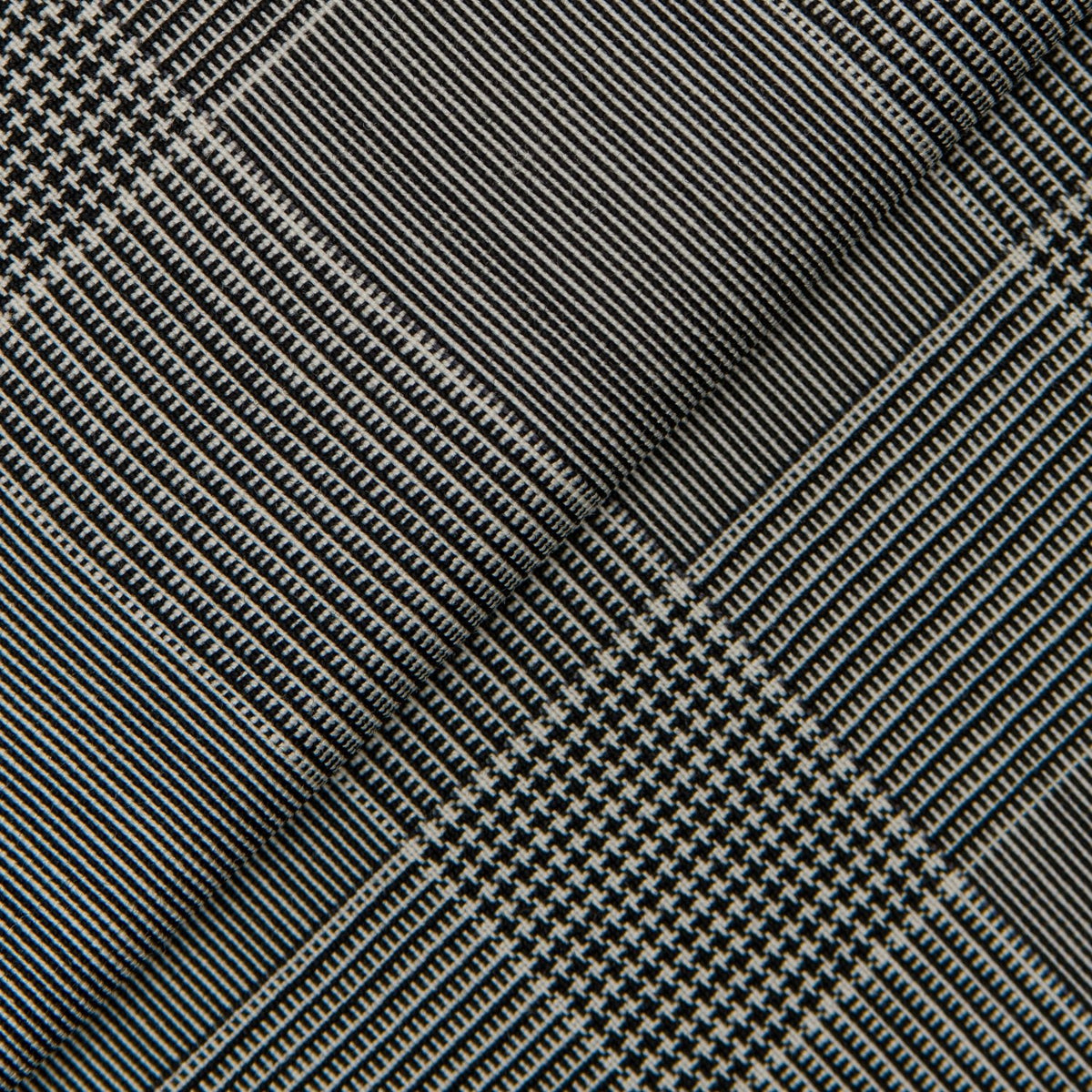 Black and White Super 130's Prince Of Wales Suit - Wm. Fox & Co.