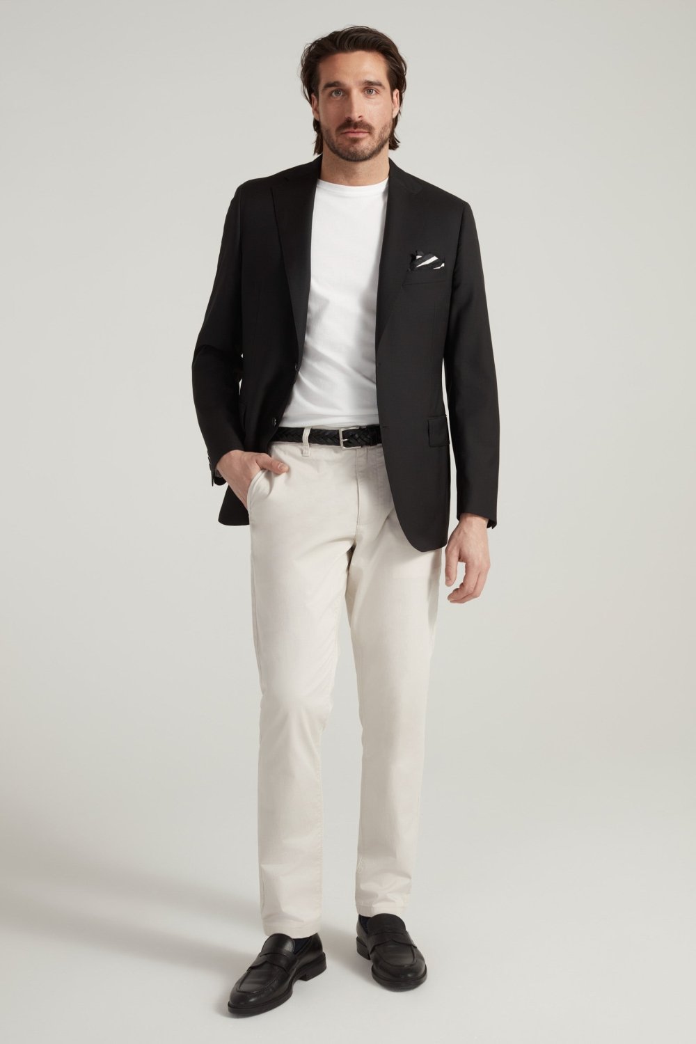 Black Double Twist Blazer - Wm. Fox & Co.