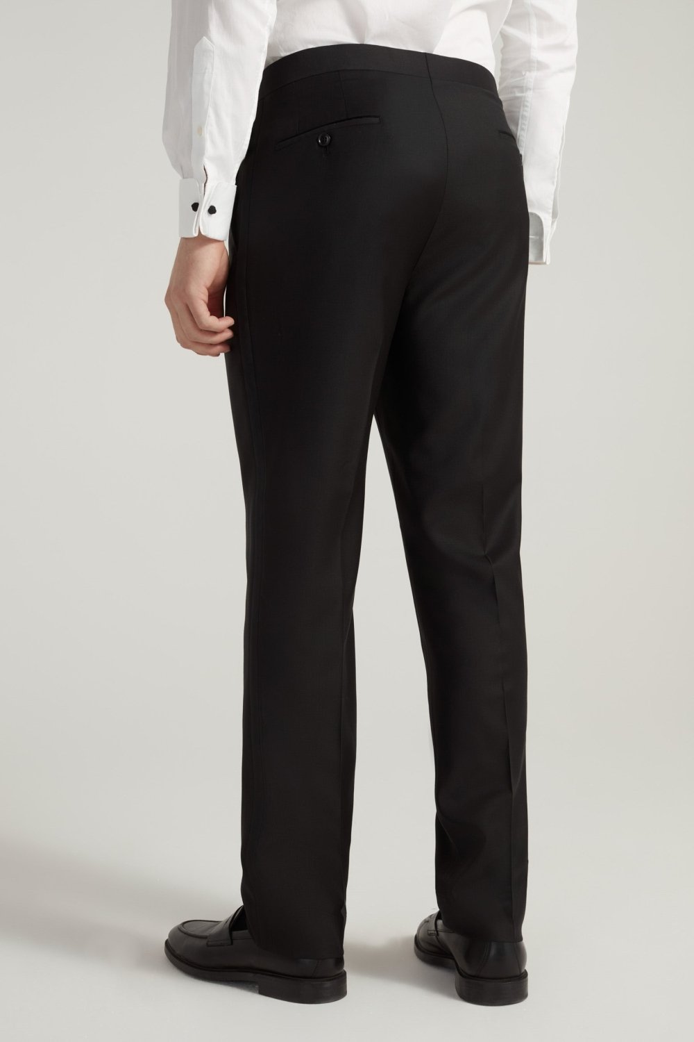 Black Honey Way Super 150's Notch Lapel Tuxedo - Wm. Fox & Co.