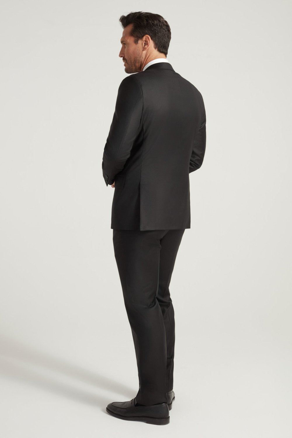 Black Honey Way Super 150's Wool Suit - Wm. Fox & Co.