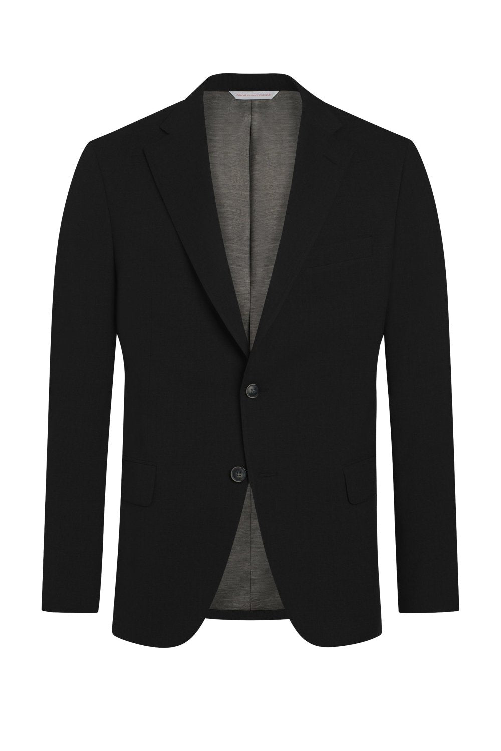 Black Wool Blend Twill Jacket - Wm. Fox & Co.