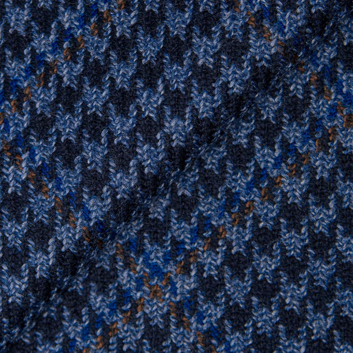 Blue Houndstooth Windowpane Jacket - Wm. Fox & Co.