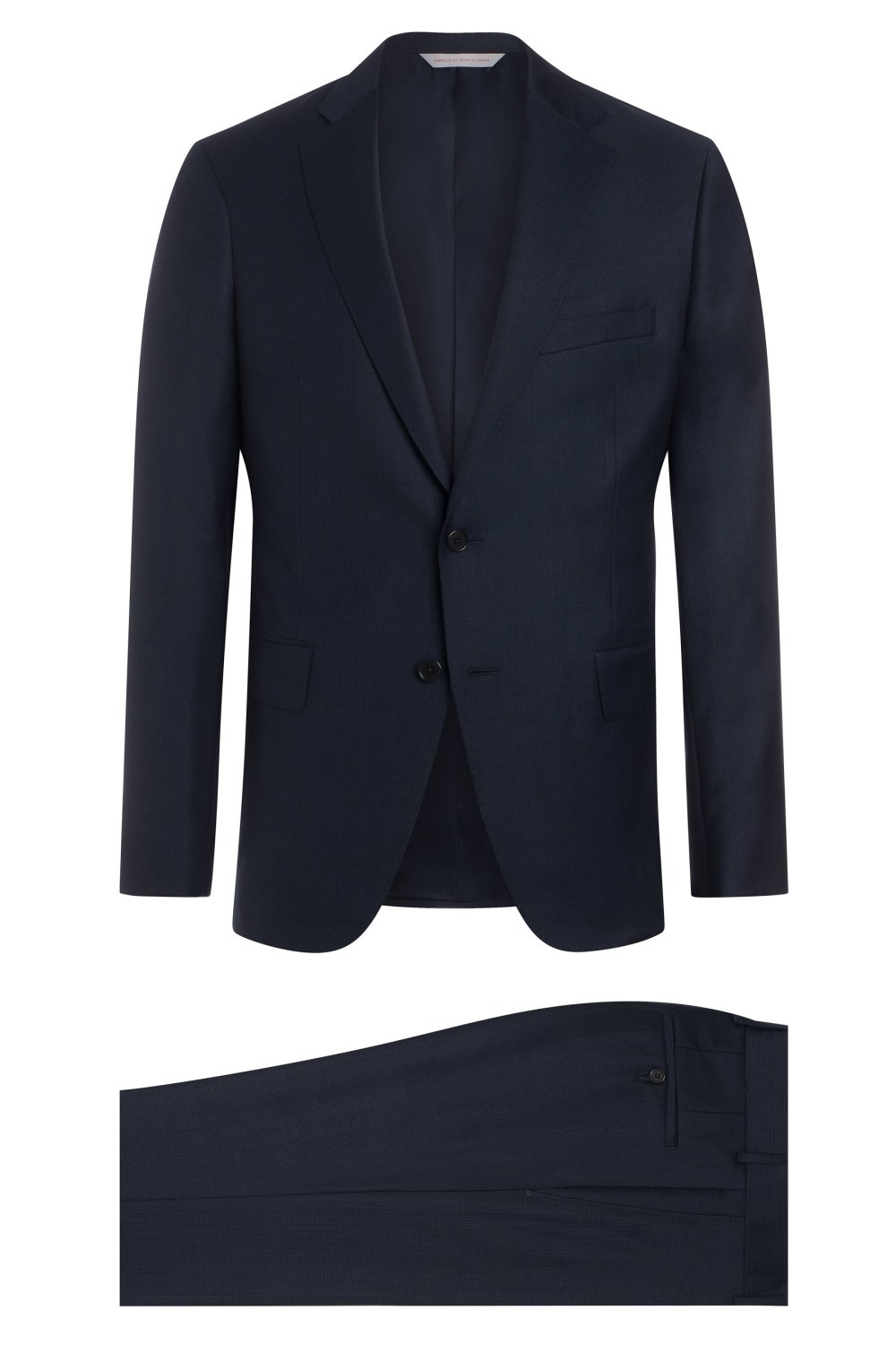 Blue Super 130's Neat Suit - Wm. Fox & Co.