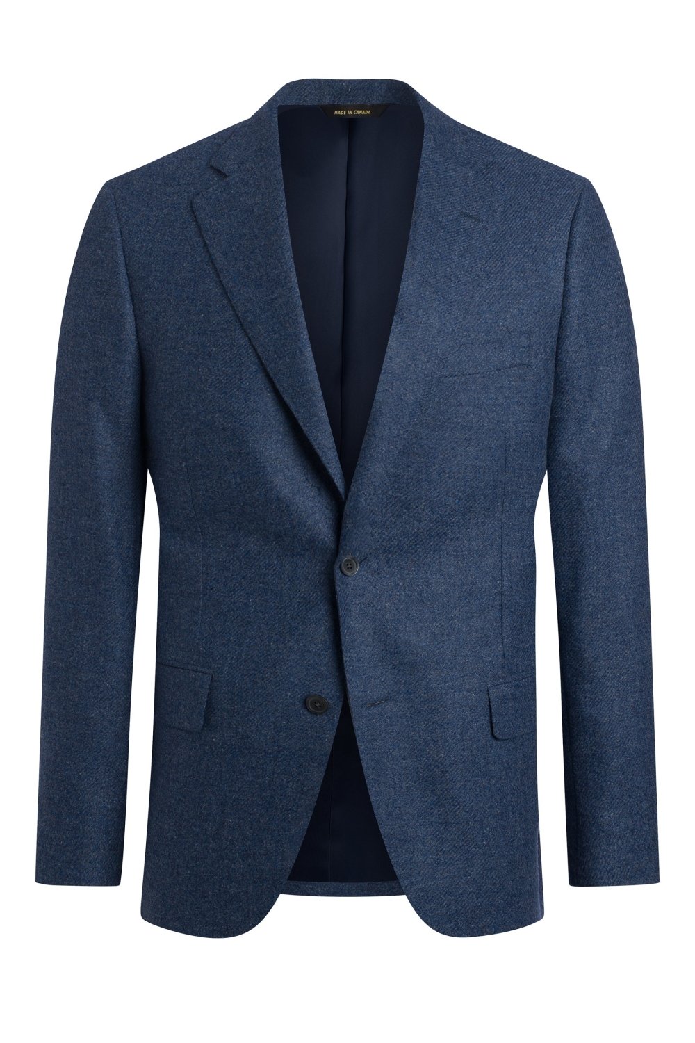 Blue Wool and Cashmere Twill Jacket - Wm. Fox & Co.