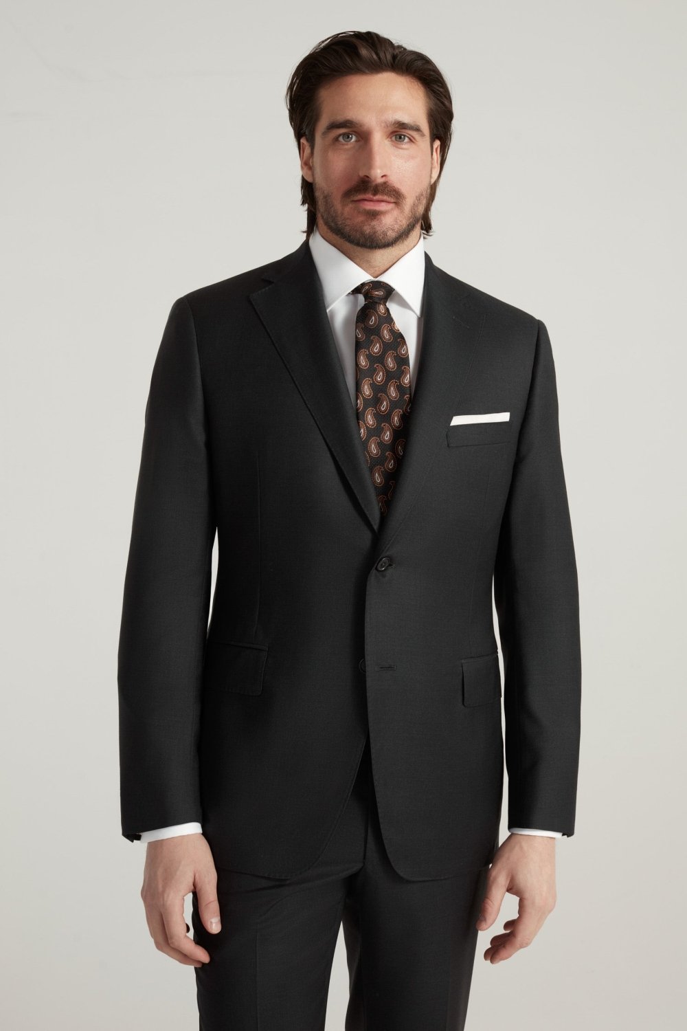 Charcoal Honey Way Super 150's Suit - Wm. Fox & Co.