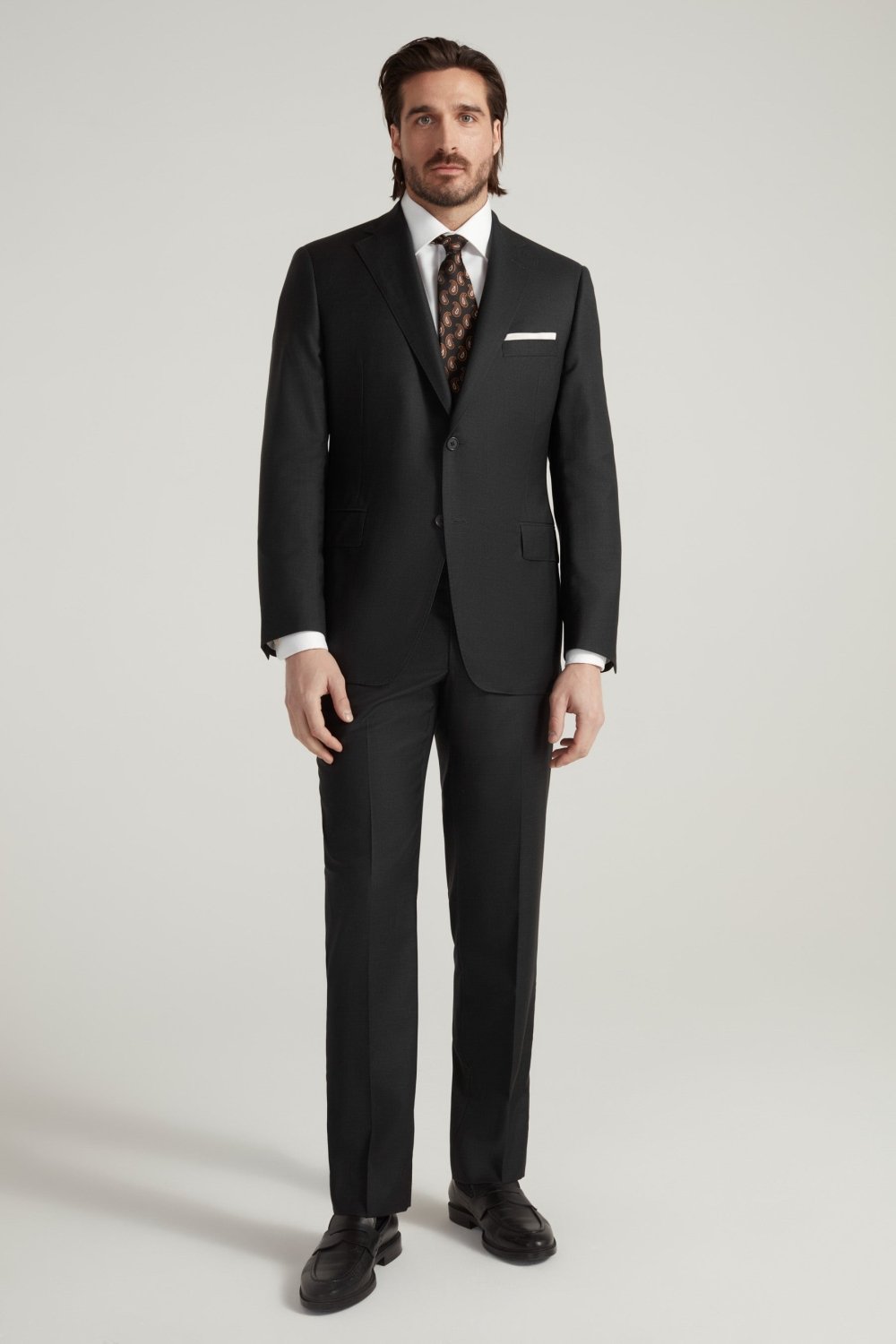 Charcoal Honey Way Super 150's Suit - Wm. Fox & Co.